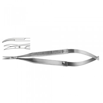 Micro Scissor Curved Stainless Steel, 12 cm - 4 3/4"